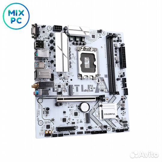 Материнская плата LGA1700 Colorful Battle-AX B760M-G white wifi D5 V20