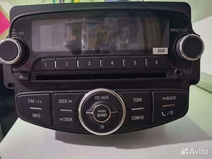 Штатная магнитола chevrolet cruze