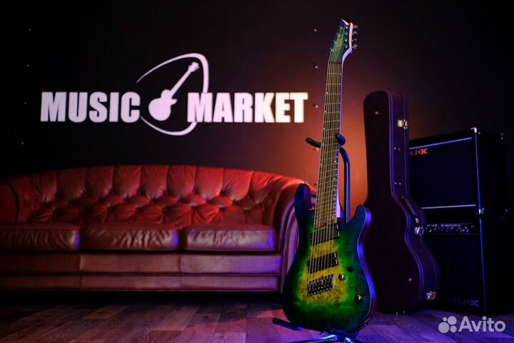 8-струнная Электрогитара Cort (комплект)