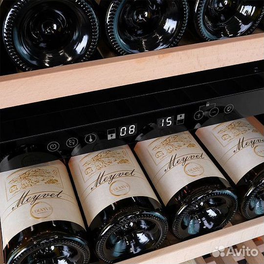 Винный шкаф meyvel MV163PRO-KBT2 (Тёмный шоколад)