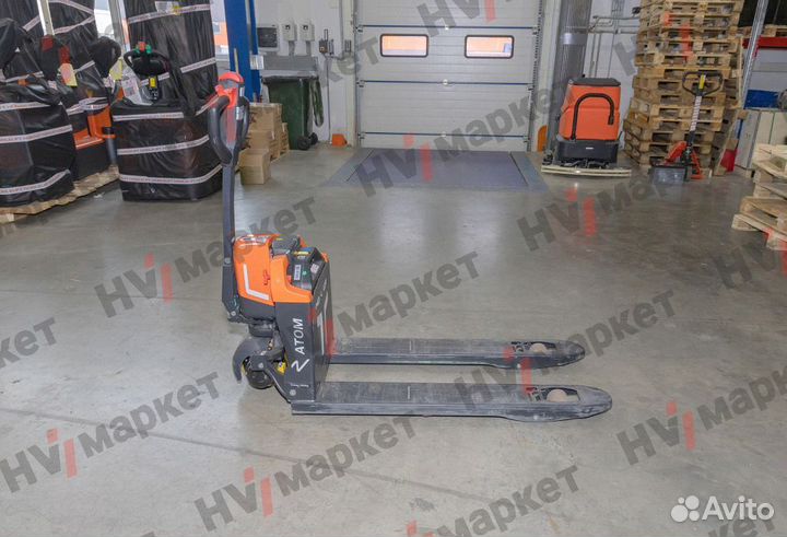 Тележка самоходная PTE15Q2-A 1500 кг, 540/685 * 1150 мм, одинарный ролик, литий-ионный аккумулятор 2