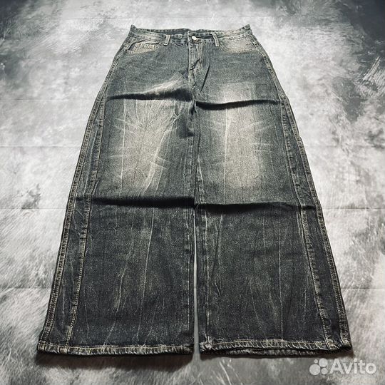 Джинсы Vetements Faded Black