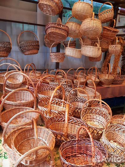 Корзины плетеные