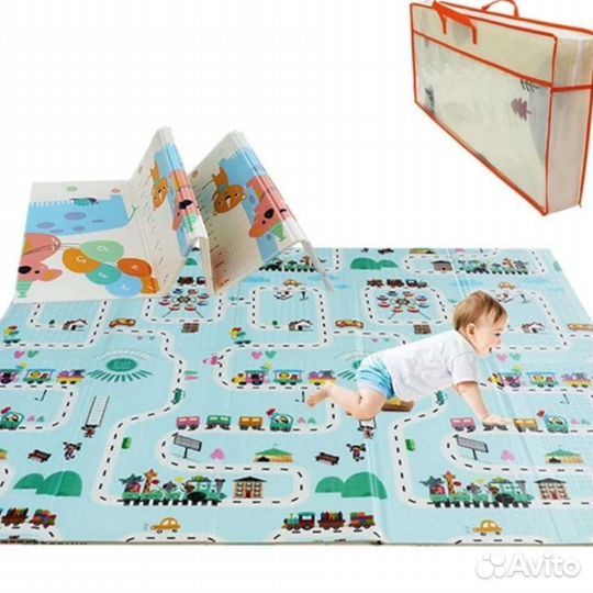 Складной детский коврик новый