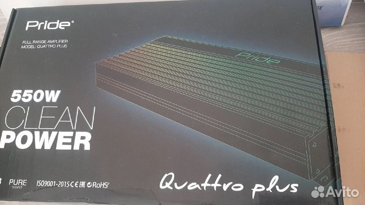 Усилитель Pride Quattro plus 550 W