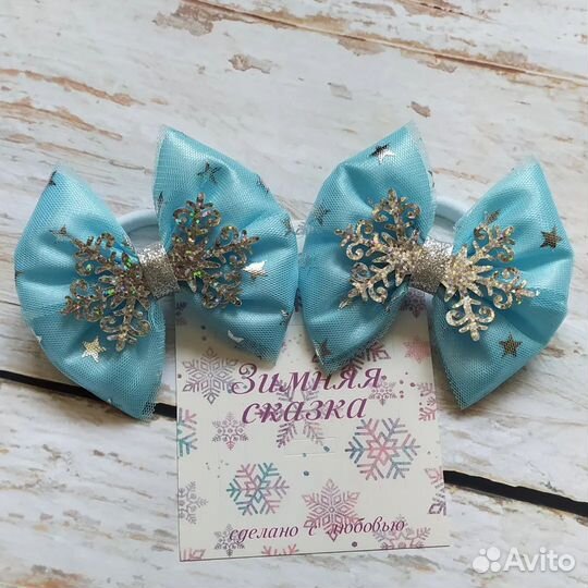 Новогодние бантики/заколки