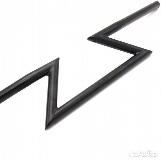 Руль молния Moto-Harlvy D-22mm черн.мат