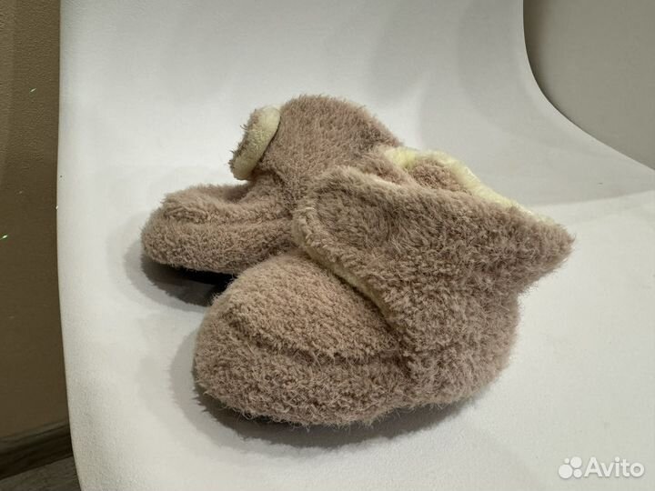 Детские утепленный пинетки-ботинки