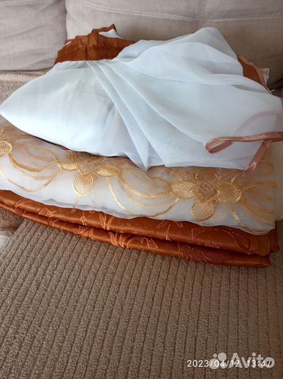 Комплект штор с ламбрикеном