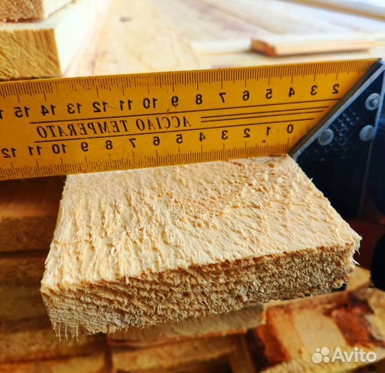 Сухая доска строганная 35х90х6000мм, сосна