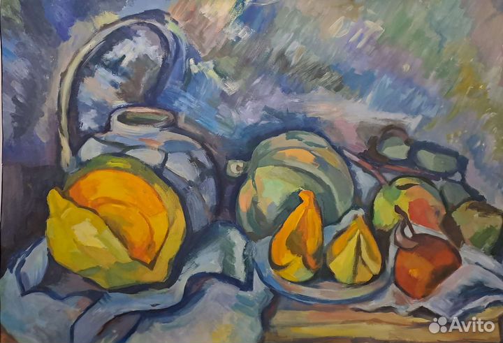 Учебная копия натюрморта. Поль Сезанн