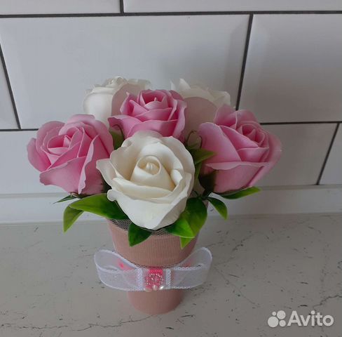 Букет из пенных роз