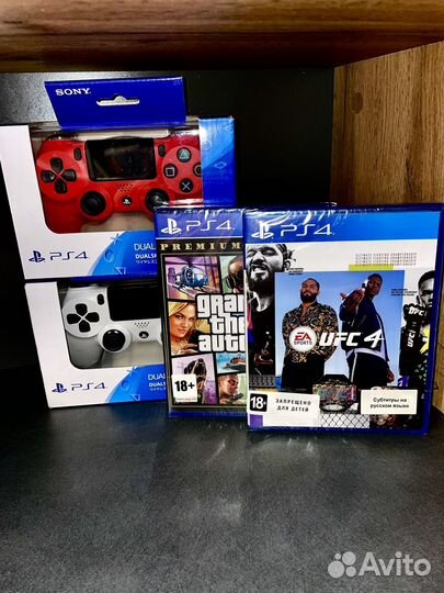 Игры на ps4 UFC 4 GTA 5
