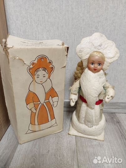Игрушка снегурочка СССР