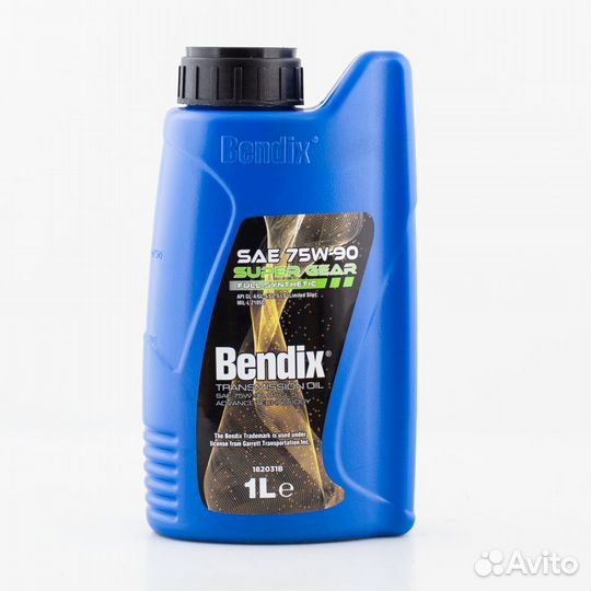 Масло трансмиссионное Bendix Super Gear 75W-90 л 1