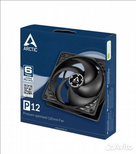 Вентилятор для корпуса Arctic P12 Black