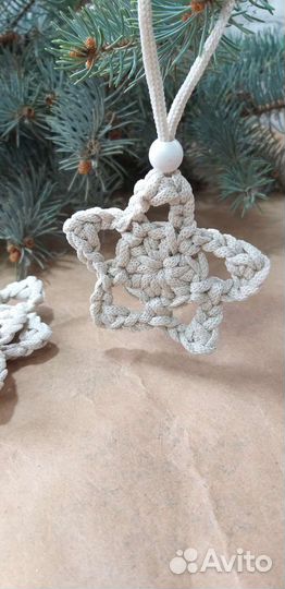 Елочные украшения набор 3 шт. Новогодний декор