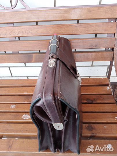 Мужской кожаный портфель СССР