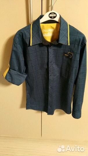 Рубашка blue land рост 152 как новая