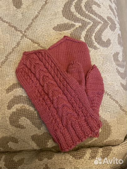 Варежки шерсть