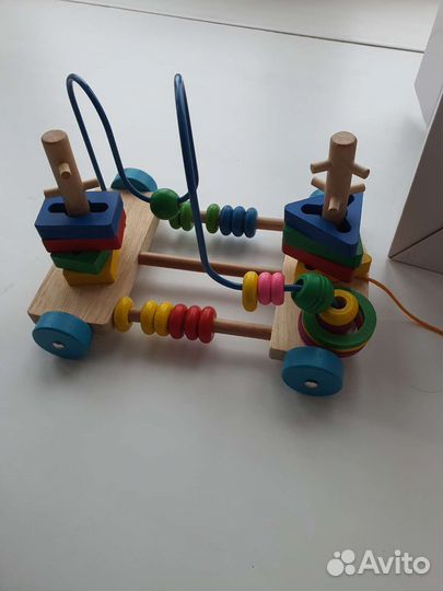 Лабиринт каталка деревянный