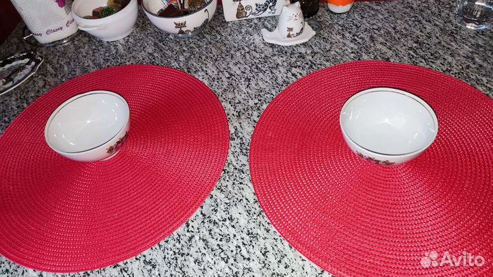 Фарфоровые пиалы + керамические кружки