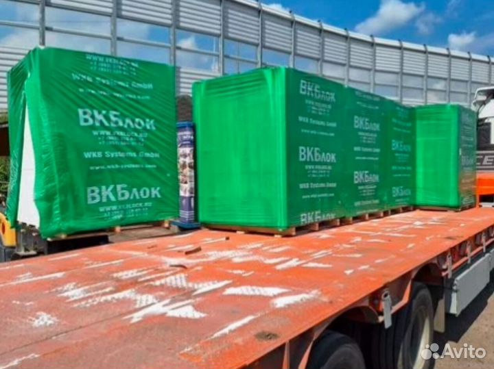 Газобетонные блоки (пеноблоки) вкблок D600, D400