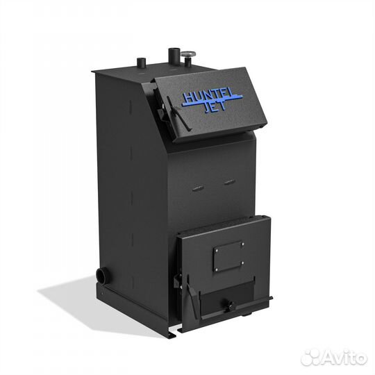 Твердотопливный котёл с увеличенной топкой