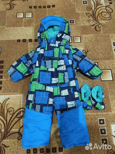 Зимний комбинезон для мальчика 3-18 мес