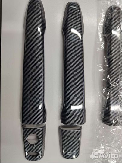 Накладки на ручки под карбон Mitsubishi Outlender