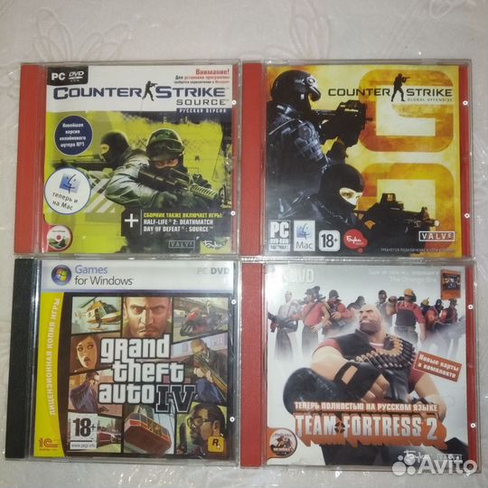 Компьютерные игры для PC на дисках