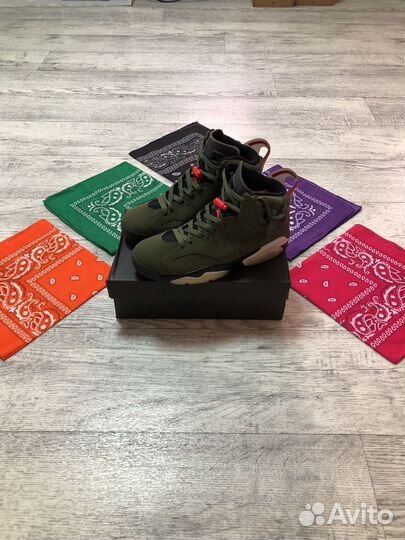 Кроссовки Nike Air Jordan 6 retro travis scott