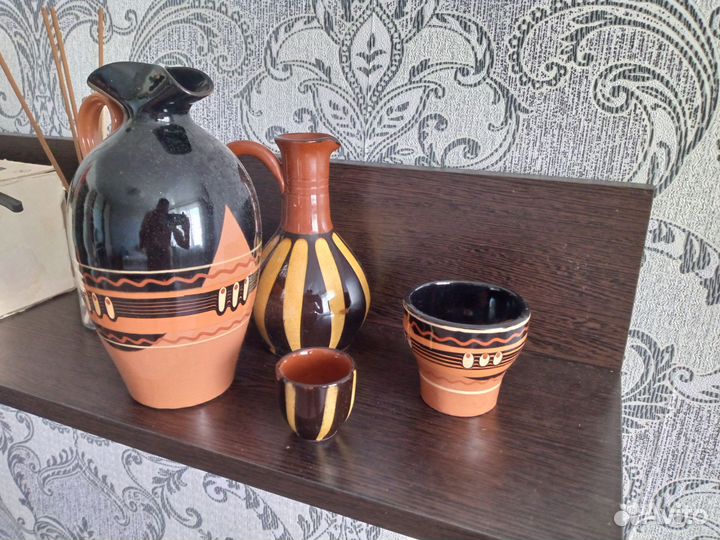 Винный набор керамика СССР посуда винтаж