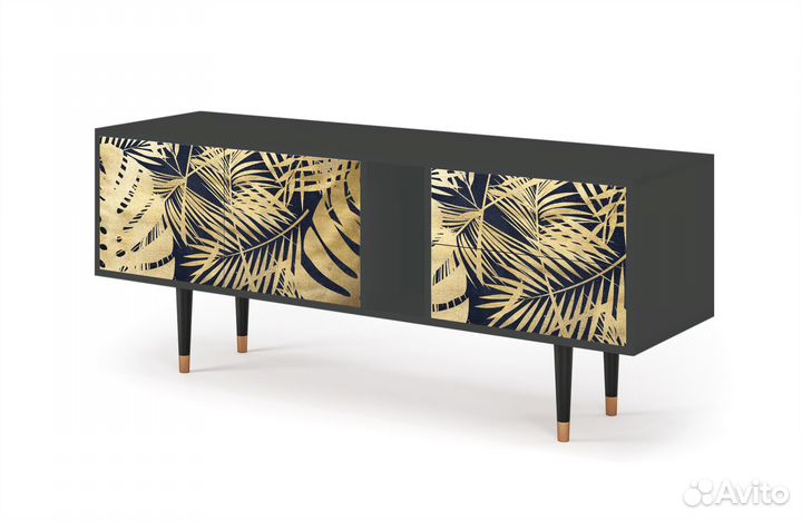 Тв-тумба T1 - Антрацит - Jungle Vibes