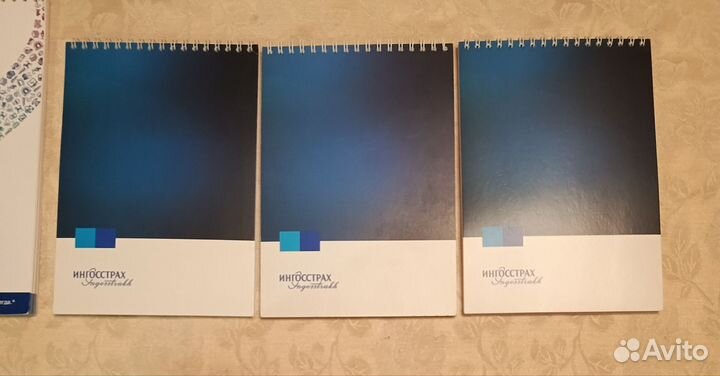 Блокноты в клетку на пружине