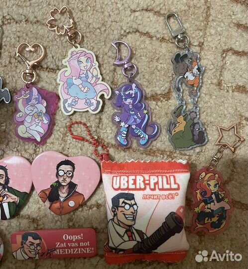 Мерч Dark Souls, Disco Elysium, mlp, TF 2, okegom