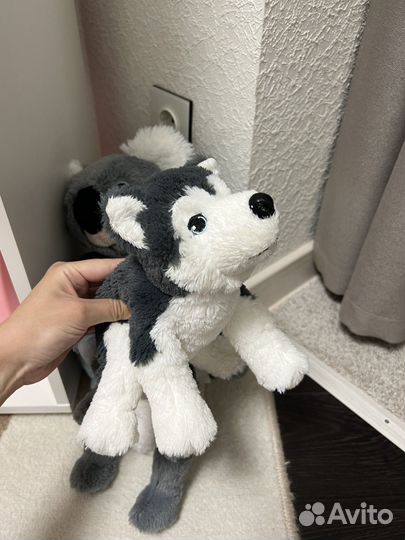 Мягкие игрушки из IKEA коала, хаски щенок