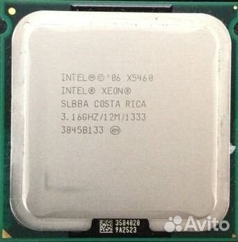 Xeon x5460 3.16GHz/12M/1333M LGA775 4 ядра