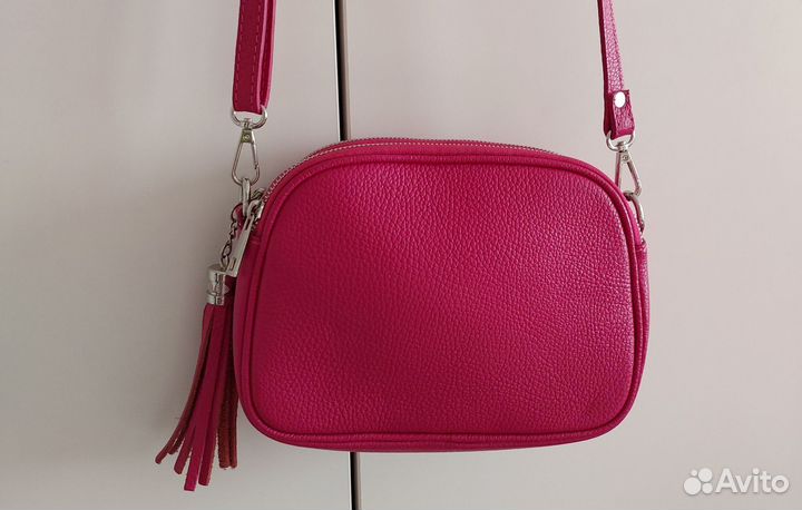 Сумка кроссбоди натуральная кожа Италия