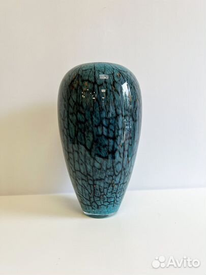 Ваза стеклянная цветная