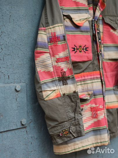 Ralph Lauren Military Patchwork Aztec Field Jacket