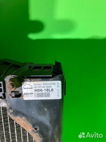 Радиатор системы охлаждения MAN TGA