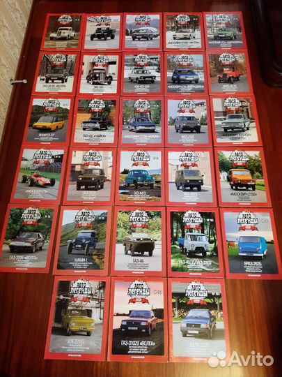 Журналы: Авто легенды СССР deagostini 117-шт