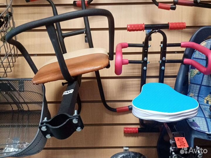 Сиденья для перевозки детей на велосипеде