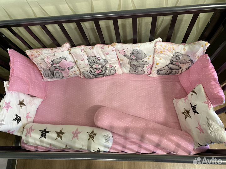 Бортики в детскую кроватку