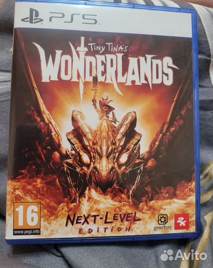 Продам диск wonderland tiny Tina's для ps5