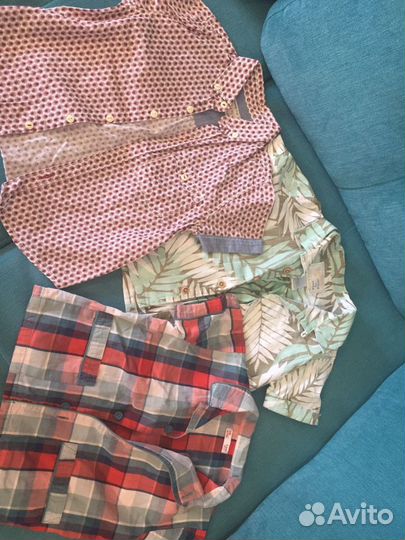 Рубашки летние на мальчика 94 см