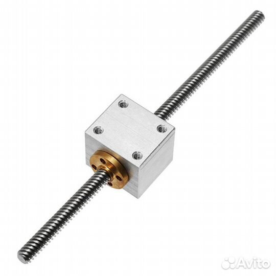 Кронштейн крепления гайки T8 ходового винта (алюм