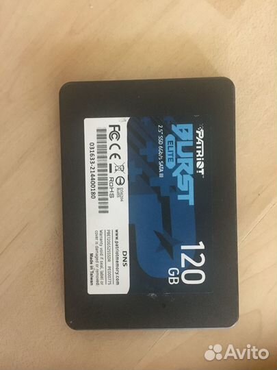 Ssd 120gb burst elite
