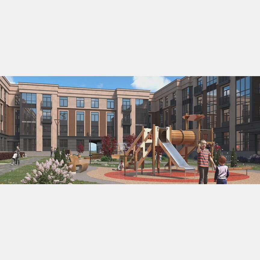 1-к. квартира, 36,8 м², 2/4 эт.